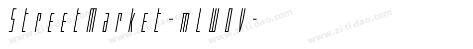 StreetMarket-mLW0V字体转换 StreetMarket-mLW0V字体转换