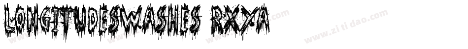 LongitudeSwashes-rXyA字体转换