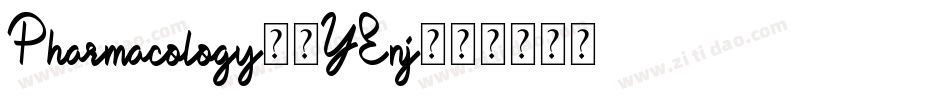 Pharmacology-9YEnj字体转换