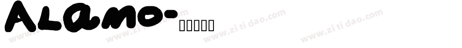 Alamo字体转换