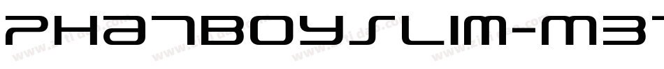 Phatboyslim-M3zx字体转换