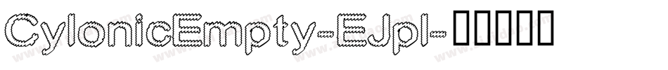 CylonicEmpty-EJpl字体转换