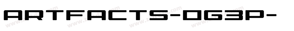 Artfacts-0g3P字体转换