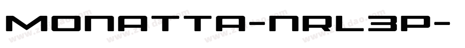 Monatta-nRL3P字体转换 Monatta-nRL3P字体转换