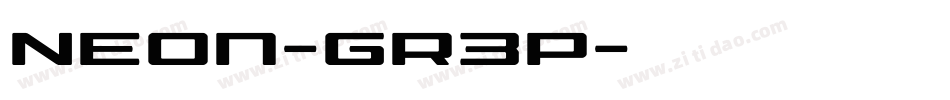 Neon-gR3p字体转换 Neon-gR3p字体转换
