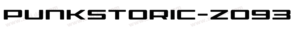 Punkstoric-ZO93字体转换