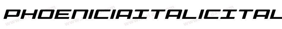 PhoeniciaItalicItalic-V3WZ字体转换