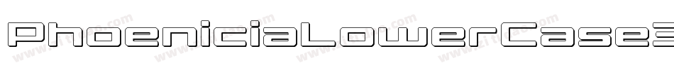 PhoeniciaLowerCase3D-v849字体转换