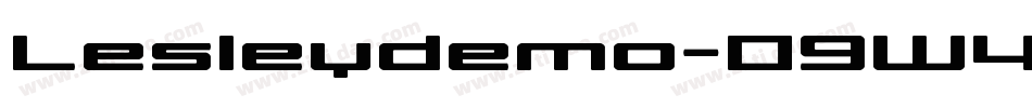 Lesleydemo-09W4字体转换 Lesleydemo-09W4字体转换