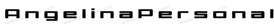 AngelinaPersonalUse-nRnEg字体转换