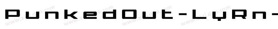 PunkedOut-LyRn字体转换