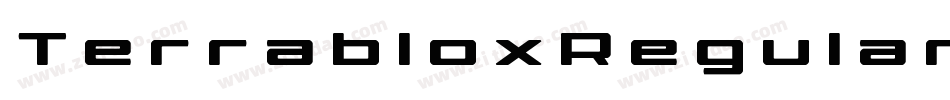 TerrabloxRegular-E6Rn字体转换