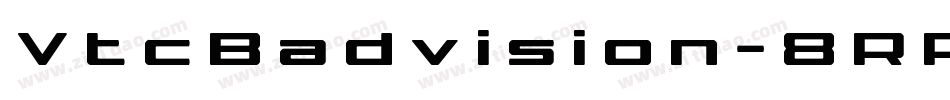 VtcBadvision-8RRn字体转换