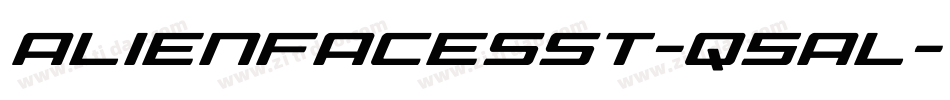 AlienFacesSt-q5al字体转换