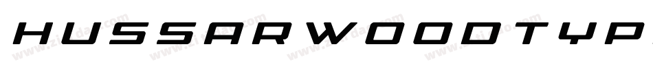 HussarWoodtypeUltrablack-W90Y字体转换