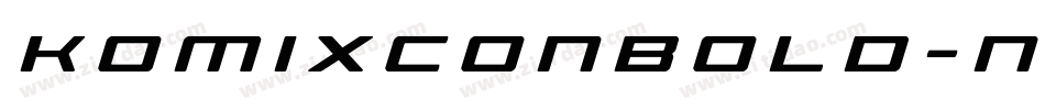 KomixconBold-n90Y字体转换
