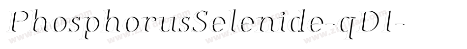 PhosphorusSelenide-qD1字体转换