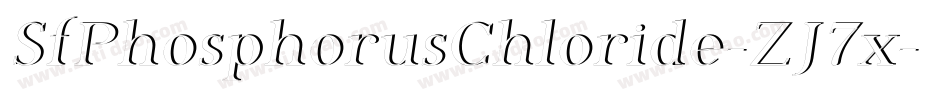 SfPhosphorusChloride-ZJ7x字体转换