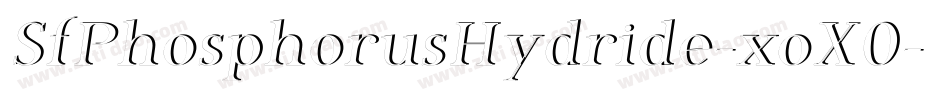 SfPhosphorusHydride-xoX0字体转换