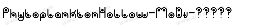 PhytoplanktonHollow-MoDv字体转换