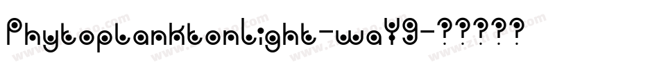 PhytoplanktonLight-waY9字体转换