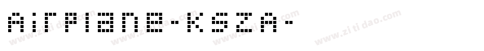 Airplane-K5ZA字体转换