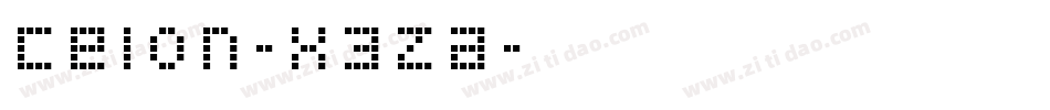 Celon-X3Za字体转换