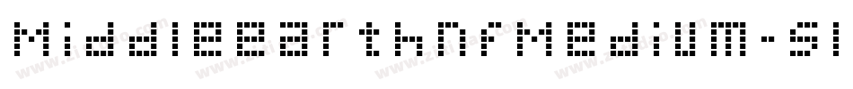 MiddleearthnfMedium-5lZa字体转换