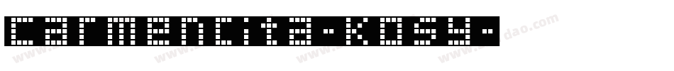 Carmencita-KO5y字体转换