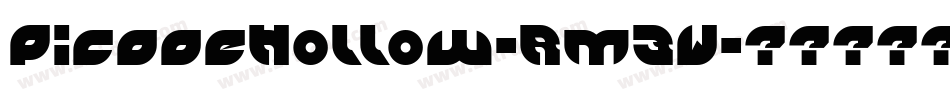 PicaaeHollow-Rm3W字体转换