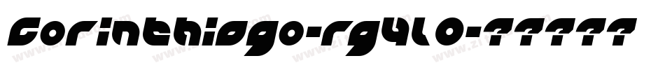 Corinthiago-rg4lO字体转换