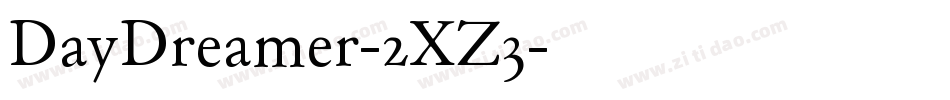 DayDreamer-2XZ3字体转换
