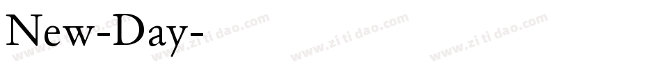 New-Day字体转换