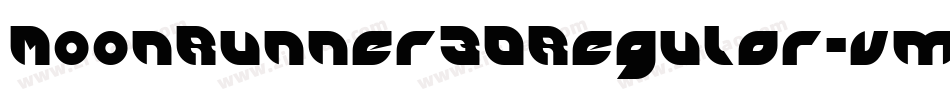 MoonRunner3DRegular-vmRmy字体转换