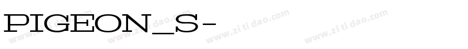 PIGEON_S字体转换