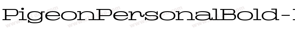 PigeonPersonalBold-LBe4字体转换 PigeonPersonalBold-LBe4字体转换