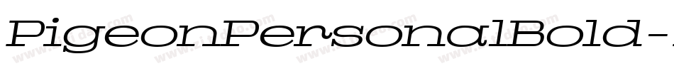 PigeonPersonalBold-LBe4字体转换 PigeonPersonalBold-LBe4字体转换