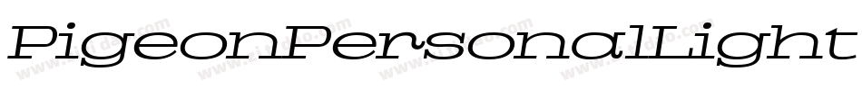 PigeonPersonalLight-gGq6字体转换 PigeonPersonalLight-gGq6字体转换
