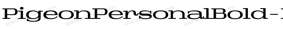 PigeonPersonalBold-LBe4字体转换 PigeonPersonalBold-LBe4字体转换