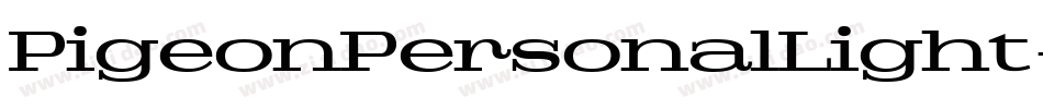 PigeonPersonalLight-gGq6字体转换 PigeonPersonalLight-gGq6字体转换