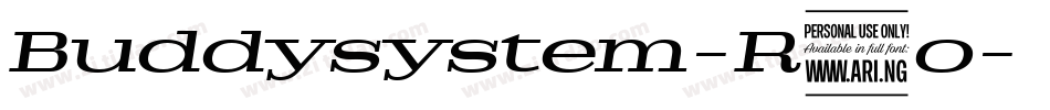 Buddysystem-R0o字体转换