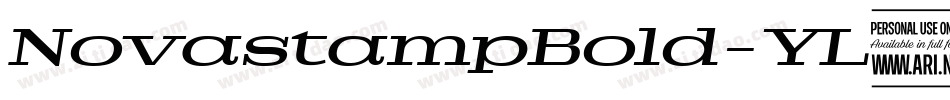 NovastampBold-YL0o字体转换 NovastampBold-YL0o字体转换