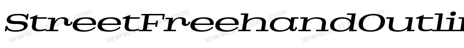 StreetFreehandOutline-p0O字体转换