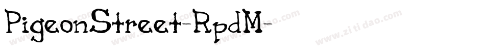 PigeonStreet-RpdM字体转换