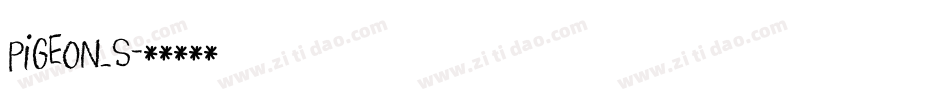 PIGEON_S字体转换
