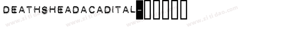 deathsheadacadital字体转换