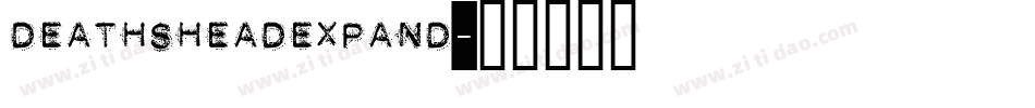 deathsheadexpand字体转换