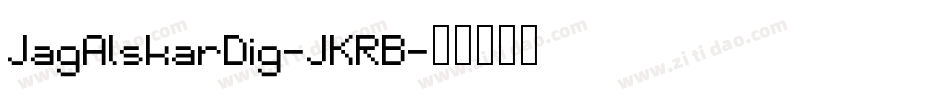 JagAlskarDig-JKRB字体转换