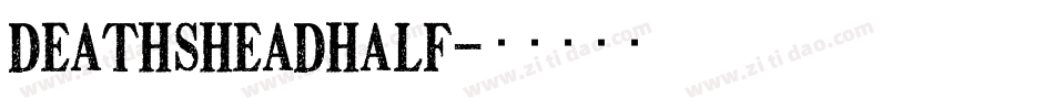 deathsheadhalf字体转换