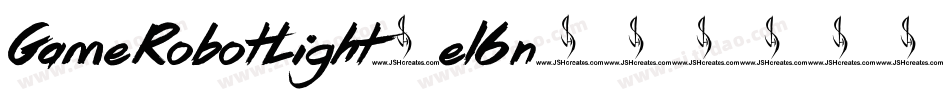 GameRobotLight-el6n字体转换